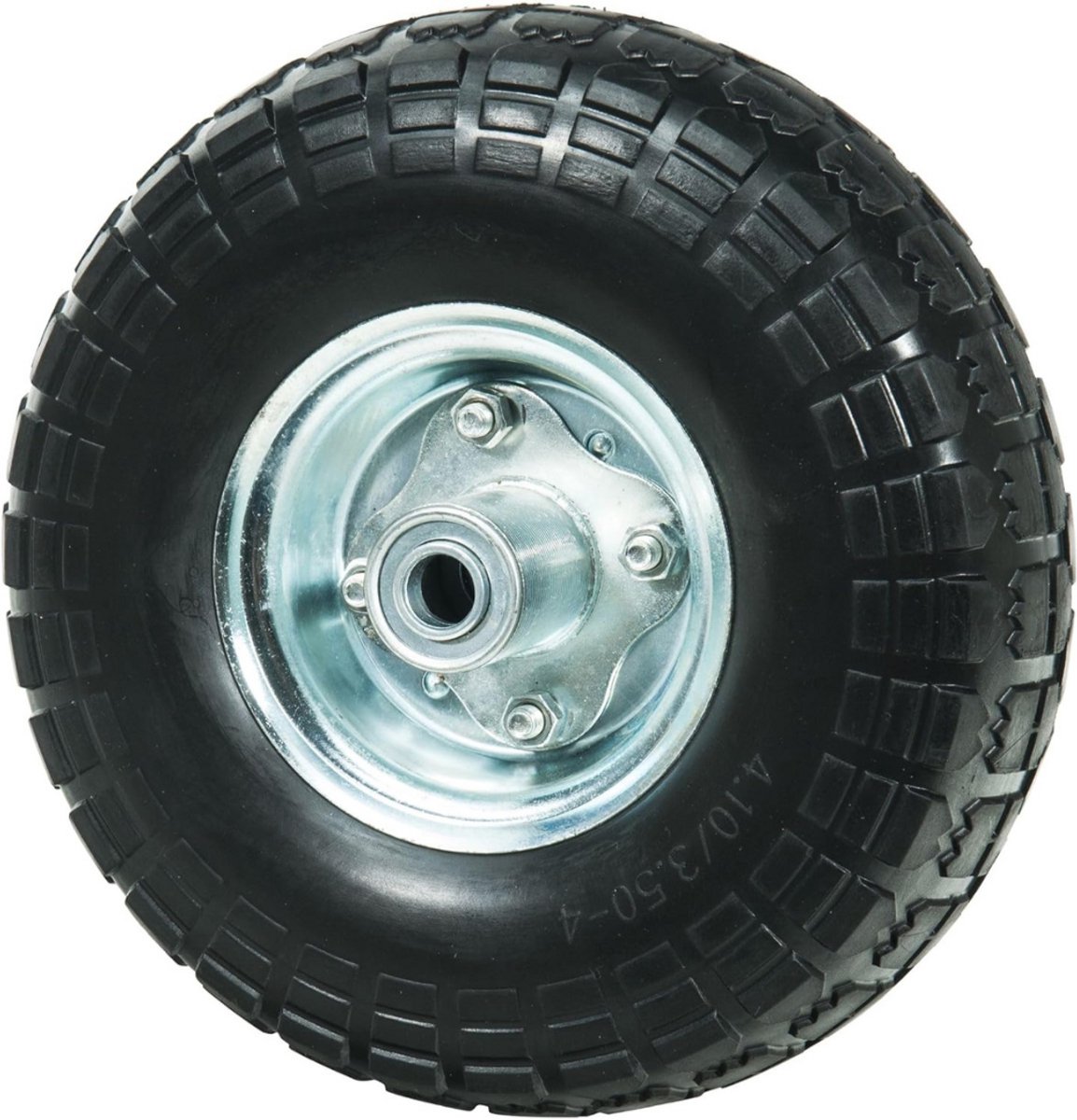 GTB® Steekwagenwielen - Steekwagen - Luchtband Rubber - Grijs - 26cm x 26cm x 9cm