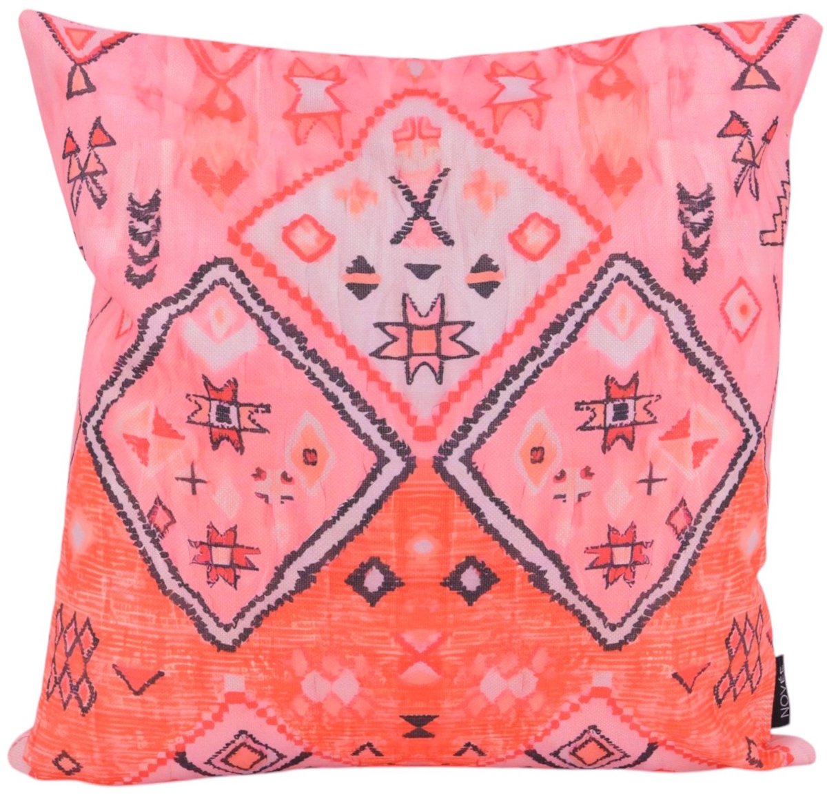 Gek op Kussens! Moroccan Yasmin Kussenhoes | Katoen/Linnen | 45 x 45 cm roze/rood