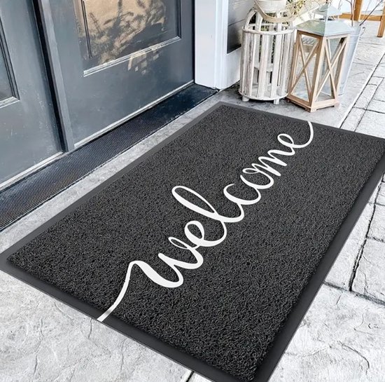 AtelierVolto® Paillasson d'entrée élégant et résistant pour l'intérieur et l'extérieur - Mosaïque 60x90 - Rectangulaire - paillasson