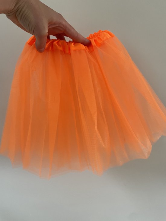 Oranje Tule Tutu Rok Meisje – Koningsdag / EK / WK – Verkleedrok – One Size 2-8 jaar