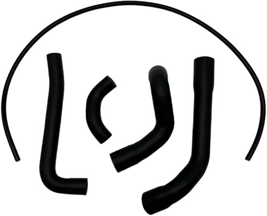 Durites de refroidissement en Siliconen BMW K75RT / K100 / K1100 Noir mat