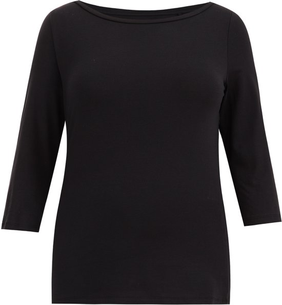 WE Fashion T-shirt femme à manches trois-quarts - Curve