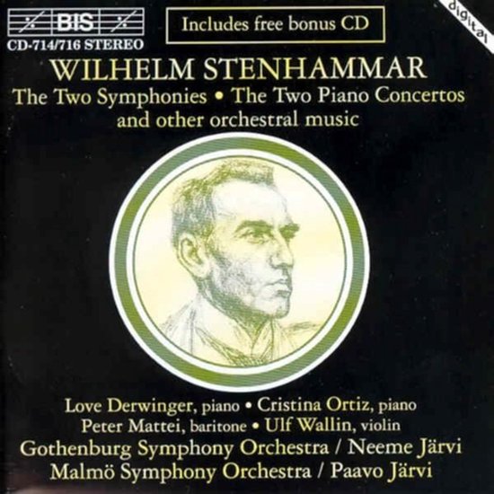 Gothenburg Symphony Orchestra & Malmö Symphony Orchestra - Stenhammar: The Two Symphony | The Two Concertos (4 CD)