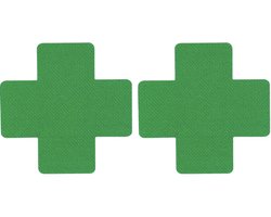 Tepelcovers - Tepel cover - 1 Paar - Herbruikbaar - Groene kruisjes - Onzichtbare tepels - Tepelbedekkers - Tepelplakkers - Tepelstickers - Groen - CHPN