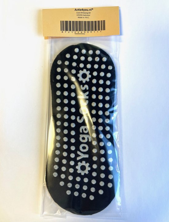 Actie4you® - Yoga sokken Antislip - Pilates sokken - yoga kleding - Dames - One Size - Zwart van Actie4you — afbeelding 5