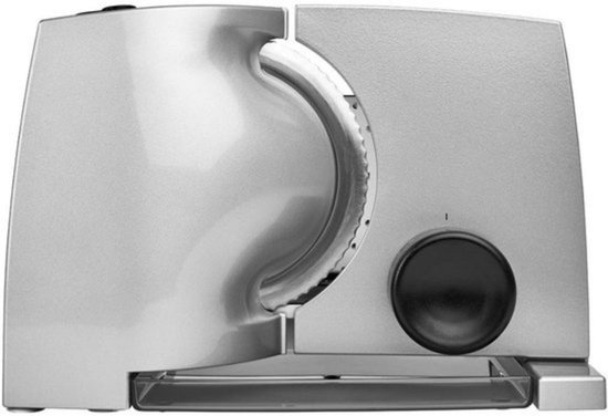 SuperHandy Elektrische Snijmachines 17cm / 6.7-inch Professioneel Draagbaar & Inklapbaar Elektrisch AC 230V 50Hz 120 Watt voor: vleeswaren, delicatessen & kazen met een RVS RSG Solingen mes