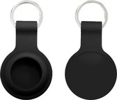 Drivv. AirTag Sleutelhanger - 2 stuks - AirTag Houder - Stevig Siliconen - Zwart