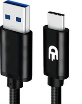 Bol.com Drivv. USB naar USB C Kabel - Snellader - USB C Data en Oplaadkabel - Kort - 1 meter - Geschikt voor Samsung iPhone 15 &... aanbieding