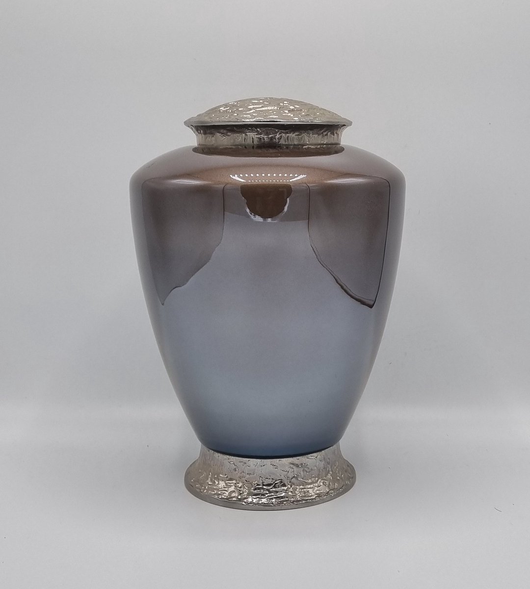 Urn - Glas/Messing - As Bruin/Glans - 3,5 liter - Urn voor as - GM01