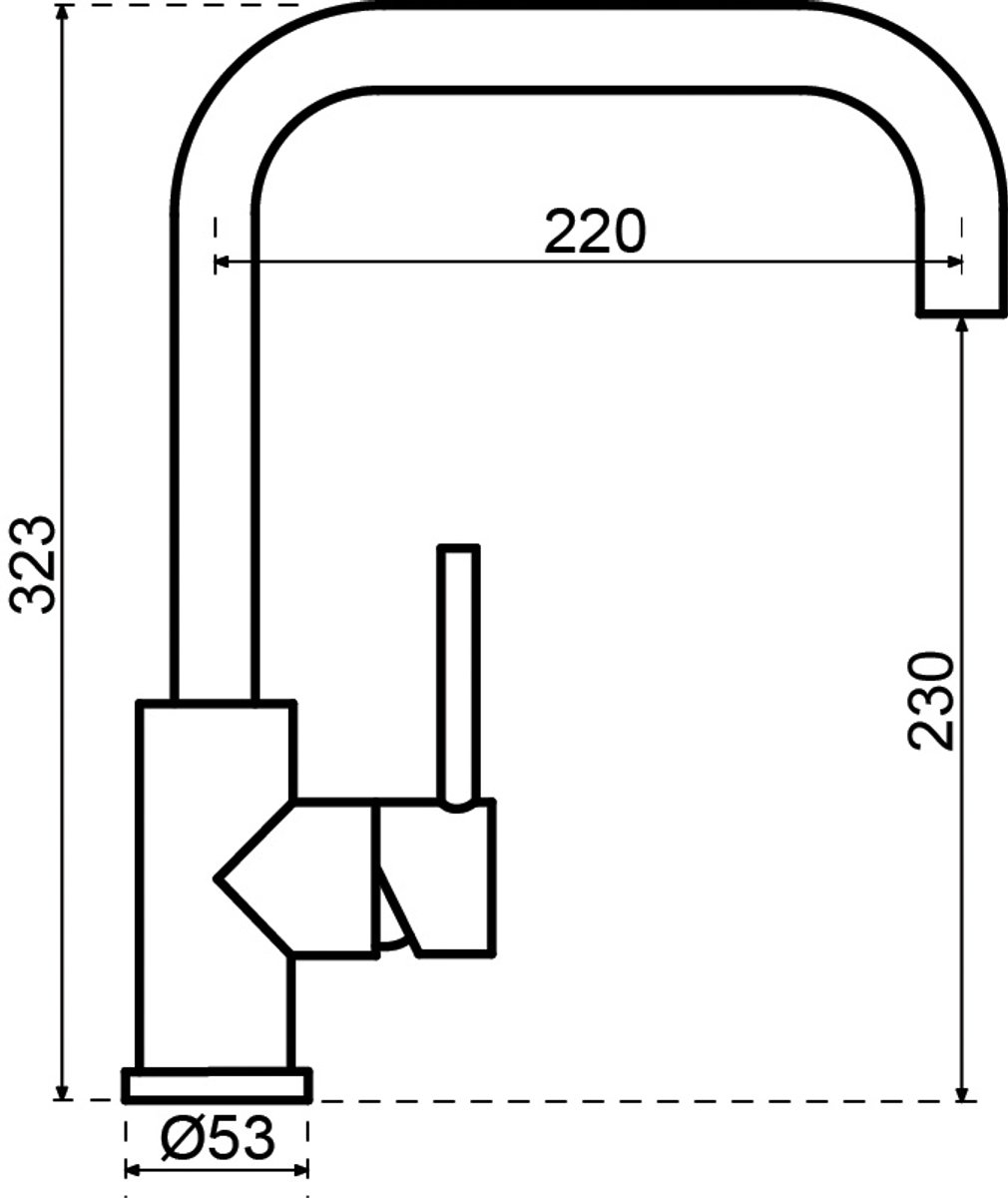 Lanesto Quadrato Rosé Copper keukenkraan 251346