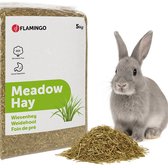 Flamingo Snack Weidehooi – 5 kg – Natuurlijk en Gezond Hooi voor Knaagdieren