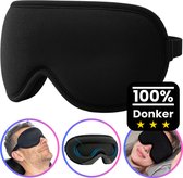 Kitian Slaapmasker - Luxe 3D Oogmasker Slaap - Zijden Slaapmasker voor Mannen en Vrouwen - Comfortabel en 100% Verduisterend Traagschuim