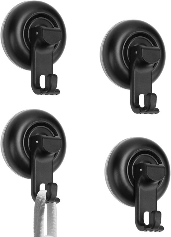 MOTAIPEAK Zuignap haken voor douche, 2 stuks douchehaken MOTAIPEAK Zuignap haken voor douche, 2 stuks douchehaken