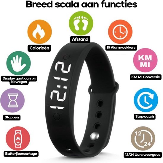 CEWROM Trillingswekker, armband, trilalarm, herinnering, stil, trillend