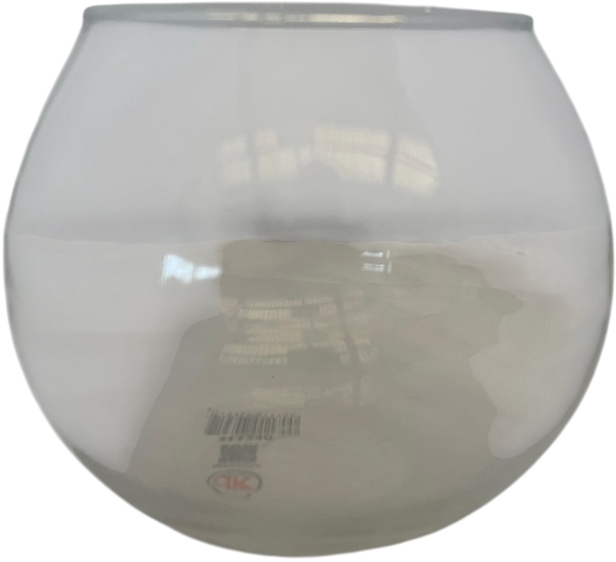 Daan-Kromhout Glas bol vaas d13xh10cm transparant