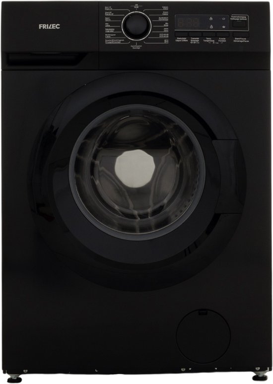 FRILEC KOBLENZ9214WA-030B - Wasmachine - 9 Kilo - Zwart - A Klasse - 5 Jaar garantie