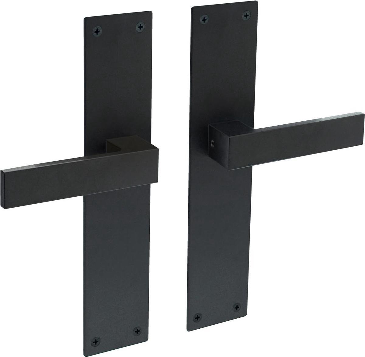 Intersteel Deurkruk Amsterdam op blind schild mat zwart