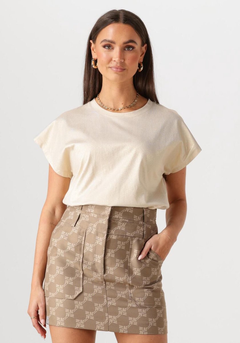Beaumont Frances Top Tops & T-shirts Dames - Shirt - Creme - Maat XXL