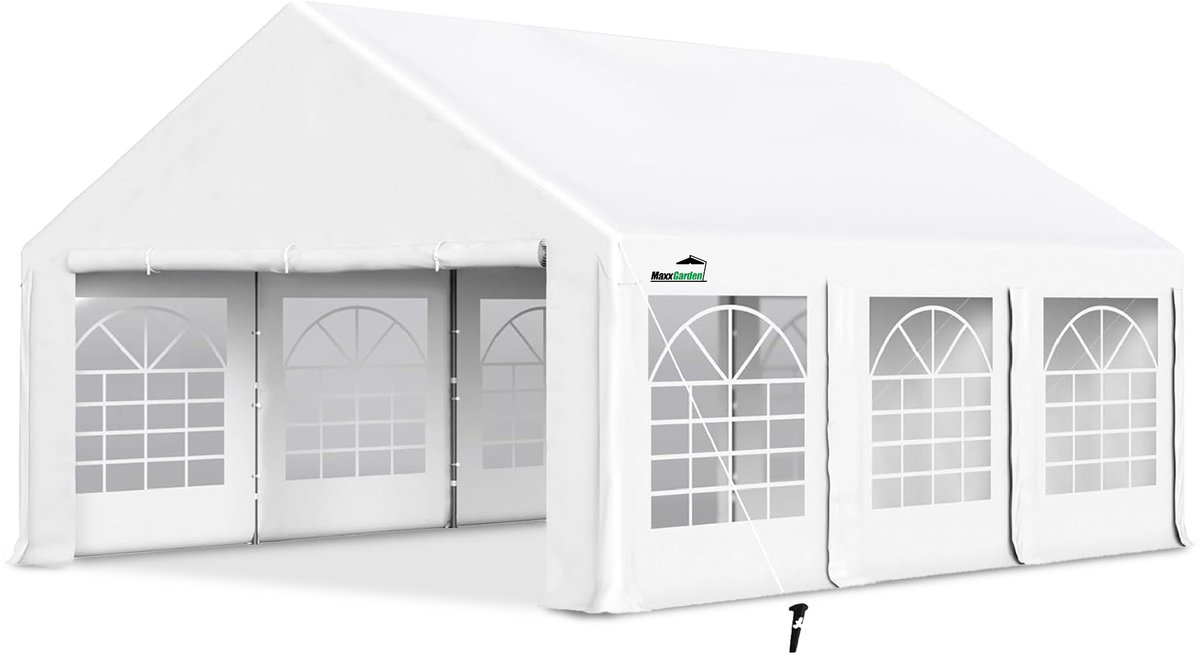MaxxGarden Partytent - Professionele outdoor tent - Buisdikte 38mm - 3x6m - Wit