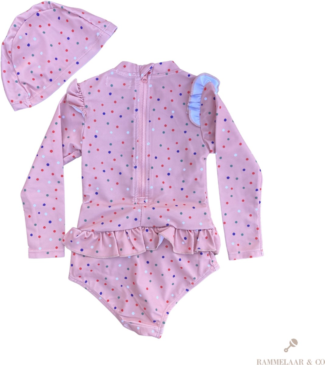 Rammelaar&Co UV - Badpak Pink Dots - Badpak Meisjes — afbeelding 2