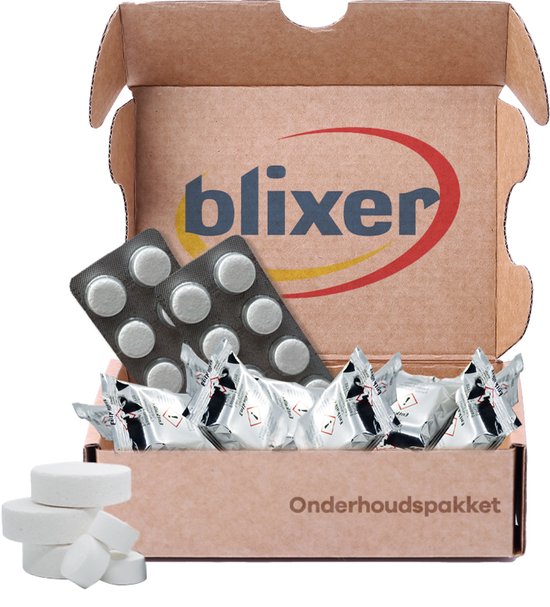 Blixer - 35 stuks - onderhoudspakket - koffiemachinereiniger - koffiemachineontkalker - 25 stuks reinigingstabletten - 10 stuks ontkalkingtabletten - onderhoudsset - koffiemachine - espressomachine