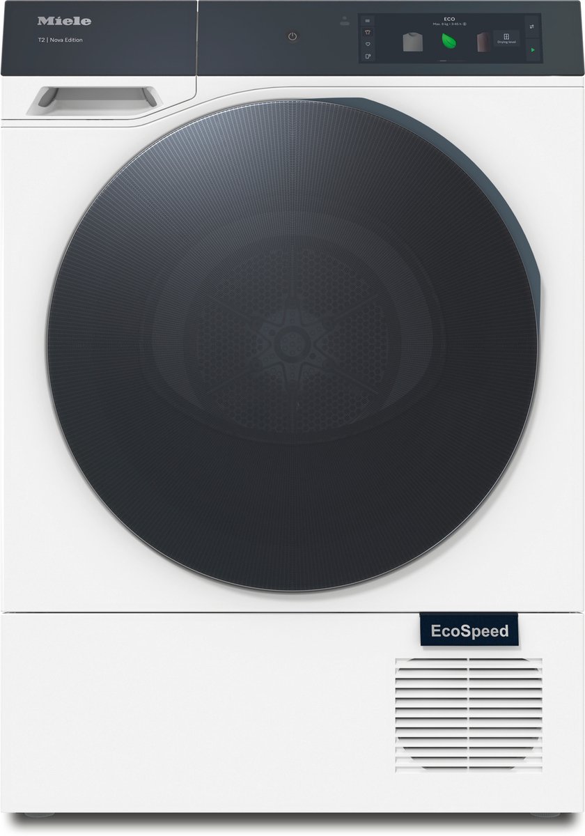 Miele TQ 1000 WP Excellence EcoSpeed & Wash2Dry & SteamFinish Warmtepompdroger Wit