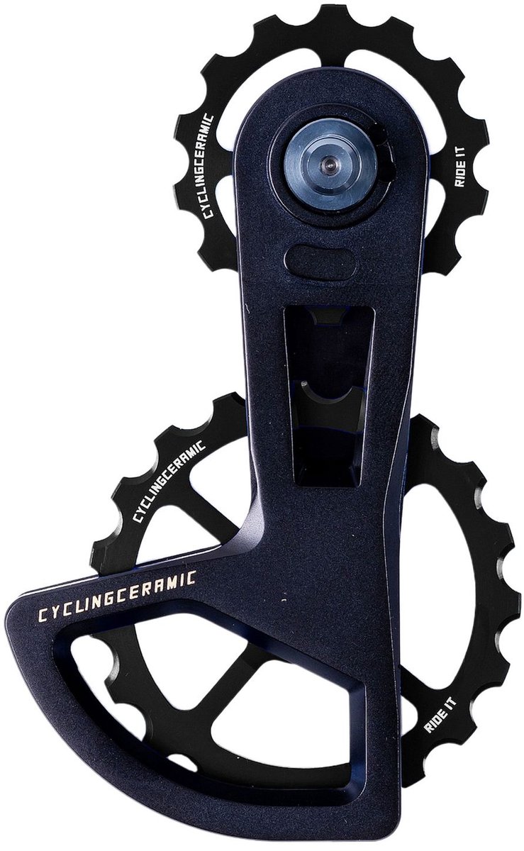 Cycling Ceramic Ospw Race 4-spoke Shimano Ultegra/dura Ace Jockeywielsysteem Blauw 14-19t