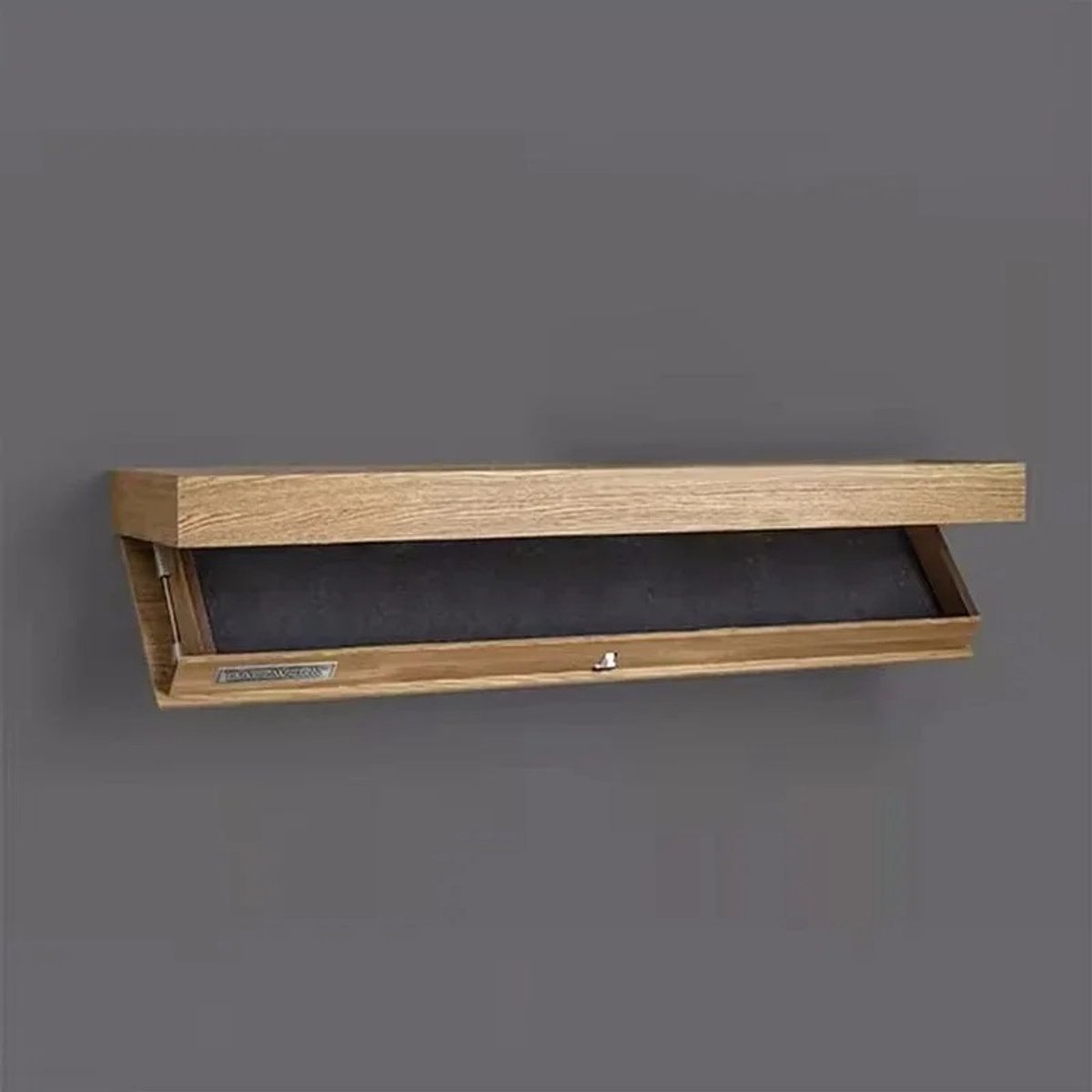 Houten verborgen wandmontage opbergplank verbergen