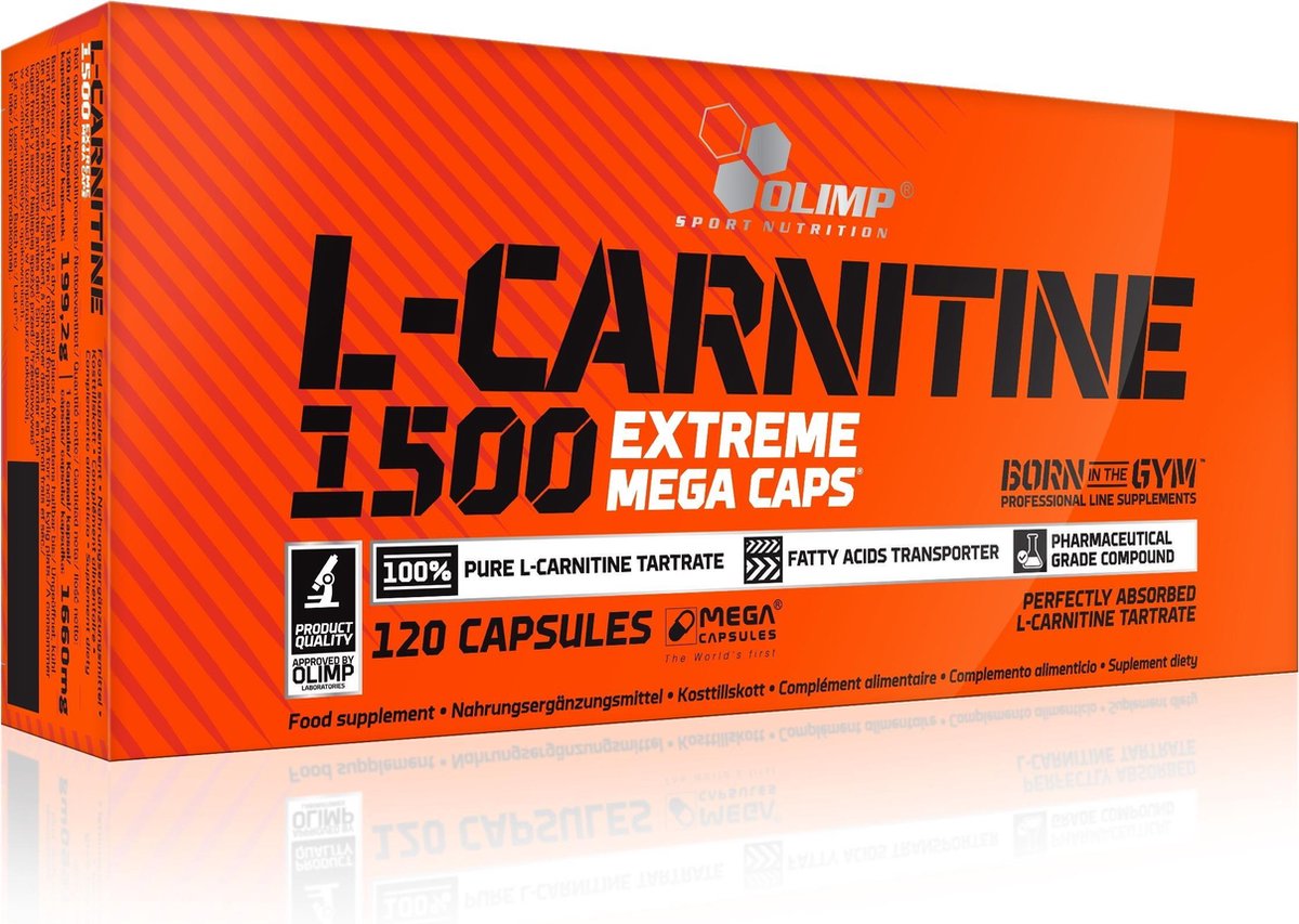 Olimp Supplements L-Carnitine 1500 Mega Caps - 120 capsules - Olimp Supplements
