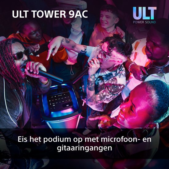 Sony ULT Tower 9 (AC) - Bluetooth Partybox - Zwart van Sony — afbeelding 4
