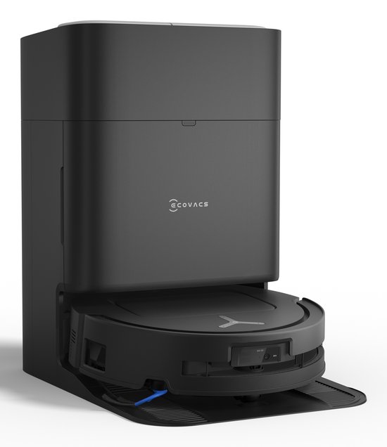 ECOVACS Deebot T80 Omni 3 - Stofzuig en dweilrobot (zwart) - 18.000 Pa zuigkracht - All-in-One omni-station
