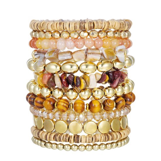 Gouden Armbanden Dames | Stainless Steel | Label Six
