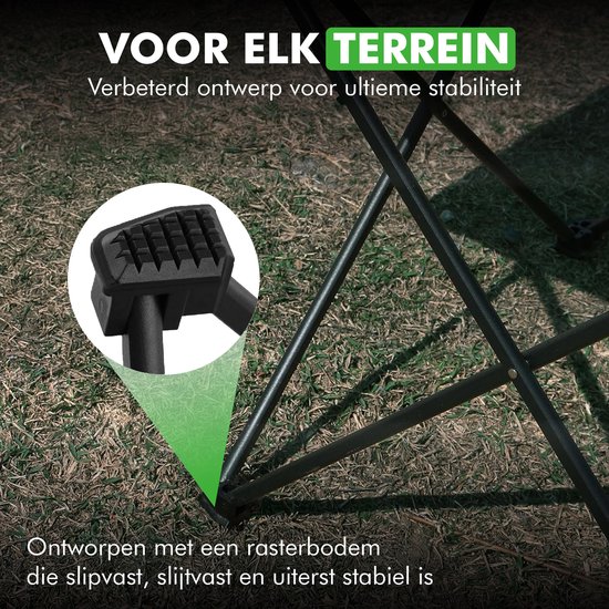 Travelhawk Campingtafel Inklapbaar - Campingtafel Opvouwbaar - Camping Tafel - campingtafel Lichtgewicht - Picknicktafel Kinderen - Zwart - 56x40x40cm - Medium van Merkloos — afbeelding 3