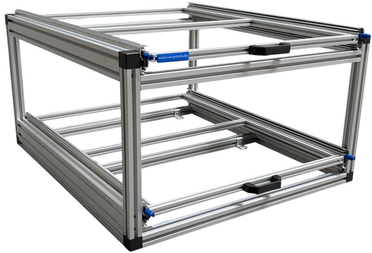 dubbel schuifframe 80x60 cm - 130 kg belastbaar