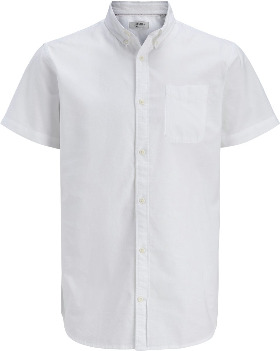 JACK&JONES - JREBKEITH OXFORD SHIRT SS - Jongens - Overhemden