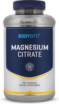 Body & Fit Magnesium Citraat - 150mg Magnesium per Capsule - 240 Capsules