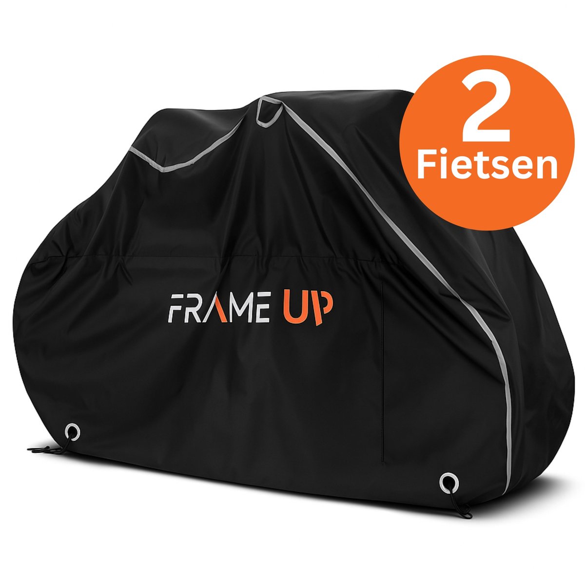 Fietshoes voor 1 of 2 Fietsen - Fiets hoes Waterdicht - Fiets beschermhoes - 420D - Elektrische fiets - Mountainbike - racefietsen - Anti-diefstal - Incl. Opbergzak
