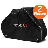 Fietshoes voor 1 of 2 Fietsen - Fiets hoes Waterdicht - Fiets beschermhoes - 420D - Elektrische fiets - Mountainbike - racefietsen - Anti-diefstal - Incl. Opbergzak