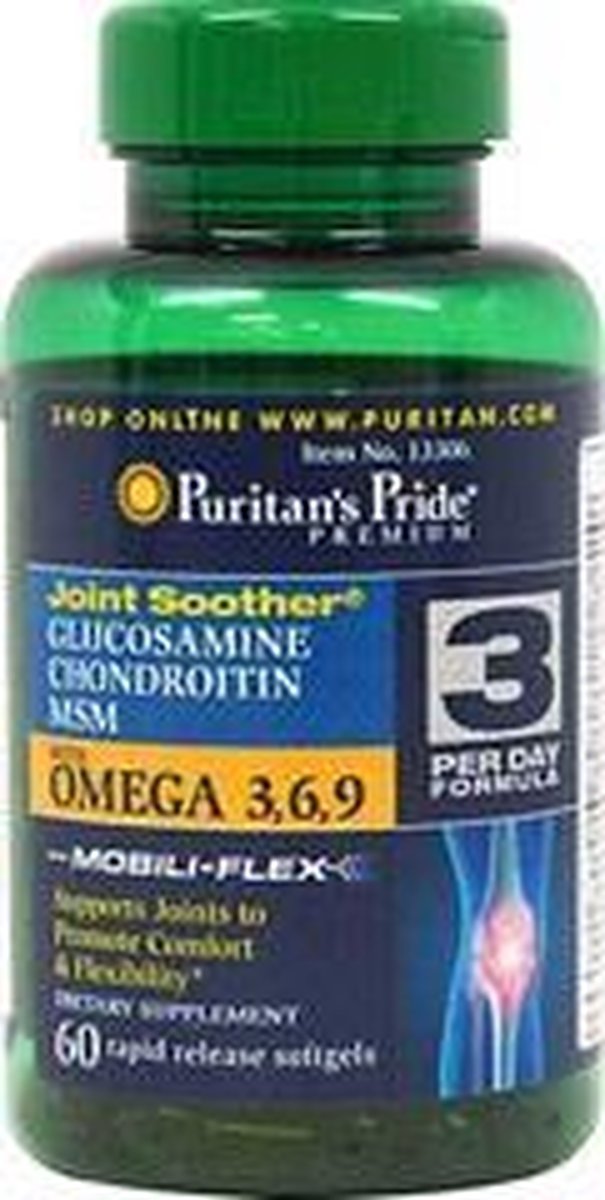Puritan's pride Glucosamine, Chondroitine, MSM & Omega 369 Joint