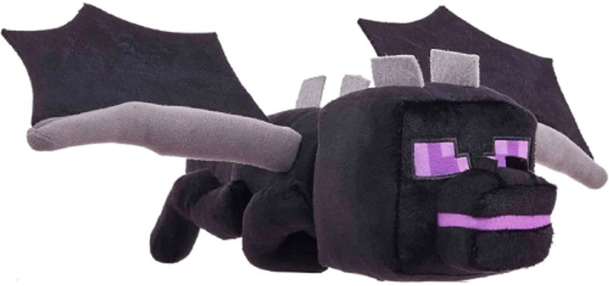 Ender Dragon - Minecraft Pluche Knuffel 27 cm - A Minecraft Movie Plush - Speelgoed Film Knuffels voor Kinderen Jongens Meisjes