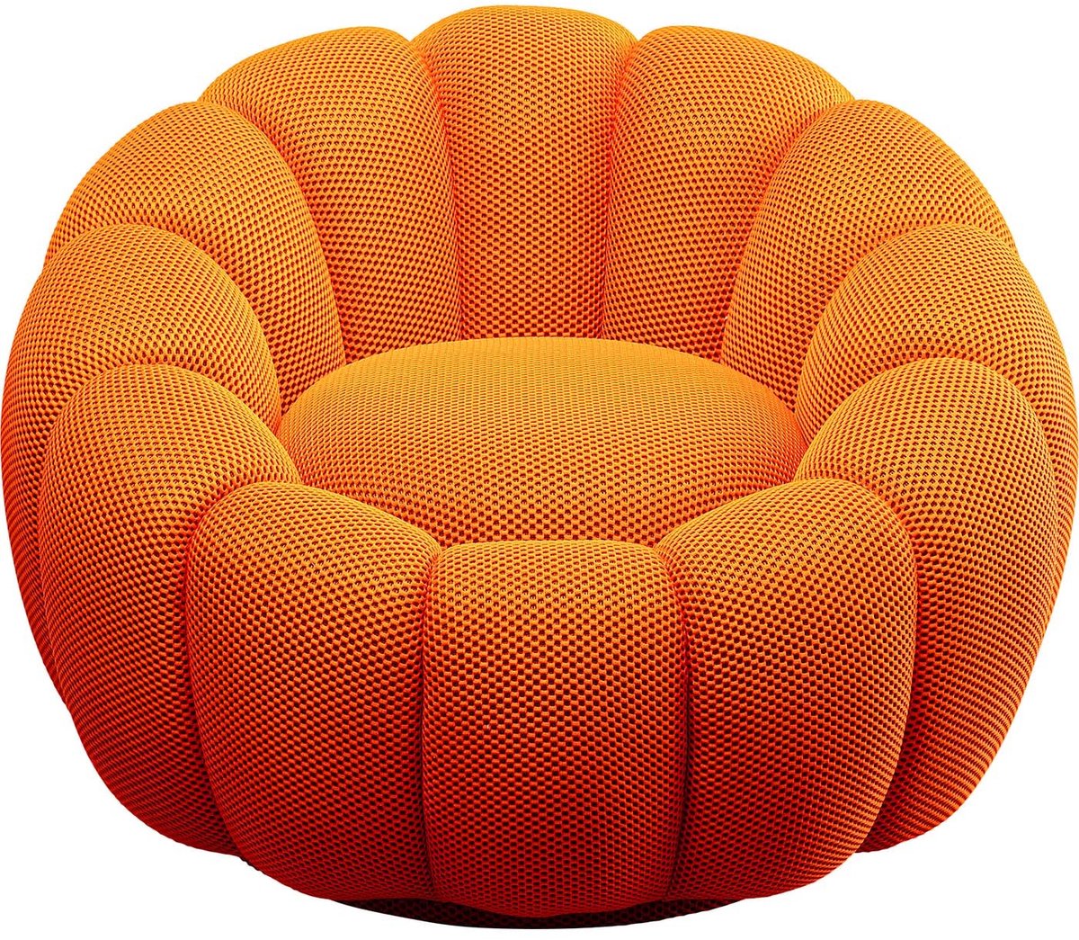 Draaifauteuil Peppo Bloom oranje Kare Design