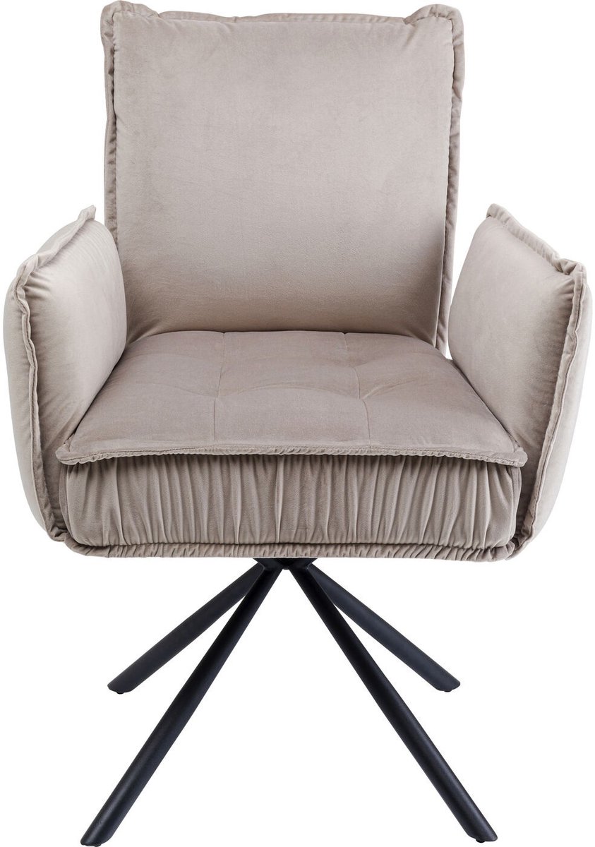 Kare Design Stoel met armleuning Chelsea Grijs Kare Design