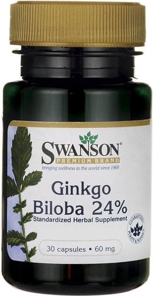 Swanson Health Ginkgo Biloba Extract 60mg - 240 capsules