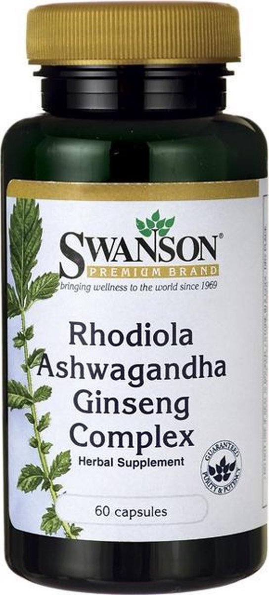 Swanson Health Rhodiola Ashwagandha Ginseng Complex