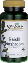 Swanson Health Superfoods - Reishi Mushroom 600mg - Vegan - 60 Capsules
