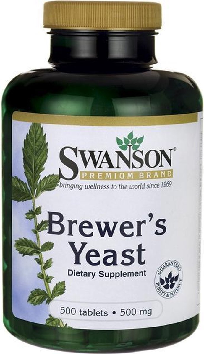 Swanson Health Brewers Yeast 500mg - 500 tabletten
