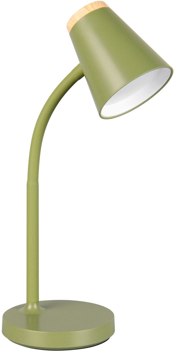 REALITY PONGO - Tafellamp - Groen - incl. 1x SMD 4,5 W - Flexibel - LED-printplaat met hoog voltage - Niet dimbaar