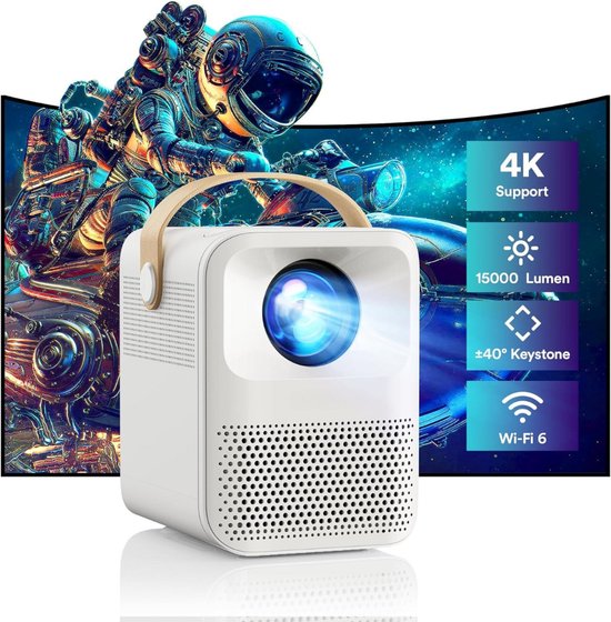 Mini beamer - Projector - Beamerscherm - Projectiescherm - Outdoor & Indoor Projector -