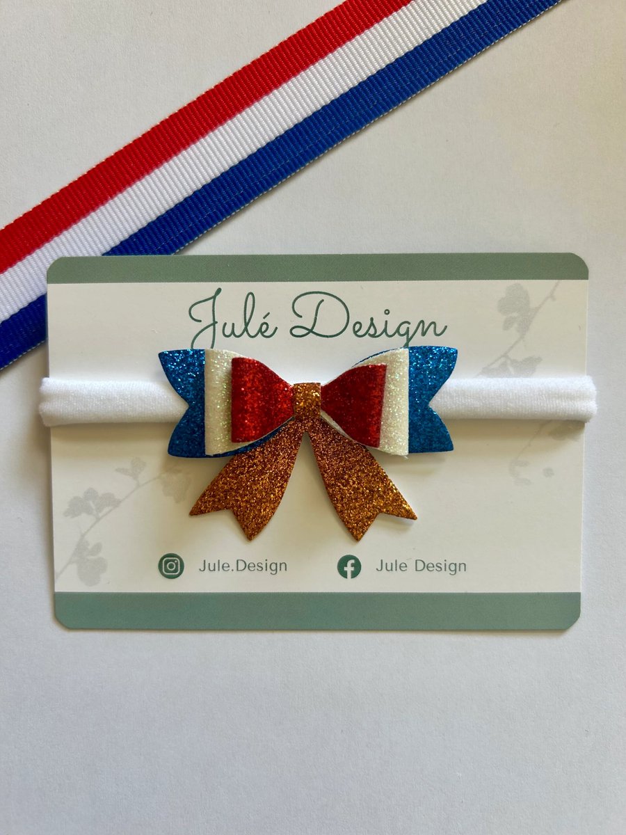 Julé Design koningsdag baby haarband