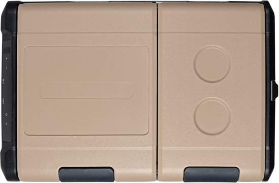Steamy-E Dual Zone Elektrische Compressor Koelbox - Dual Zone - 54 liter - 12V en 230V - voor auto en camping - Sandstone van Merkloos — afbeelding 5
